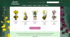 Desktop Screenshot of barlizflowers.com