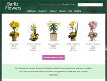Tablet Screenshot of barlizflowers.com